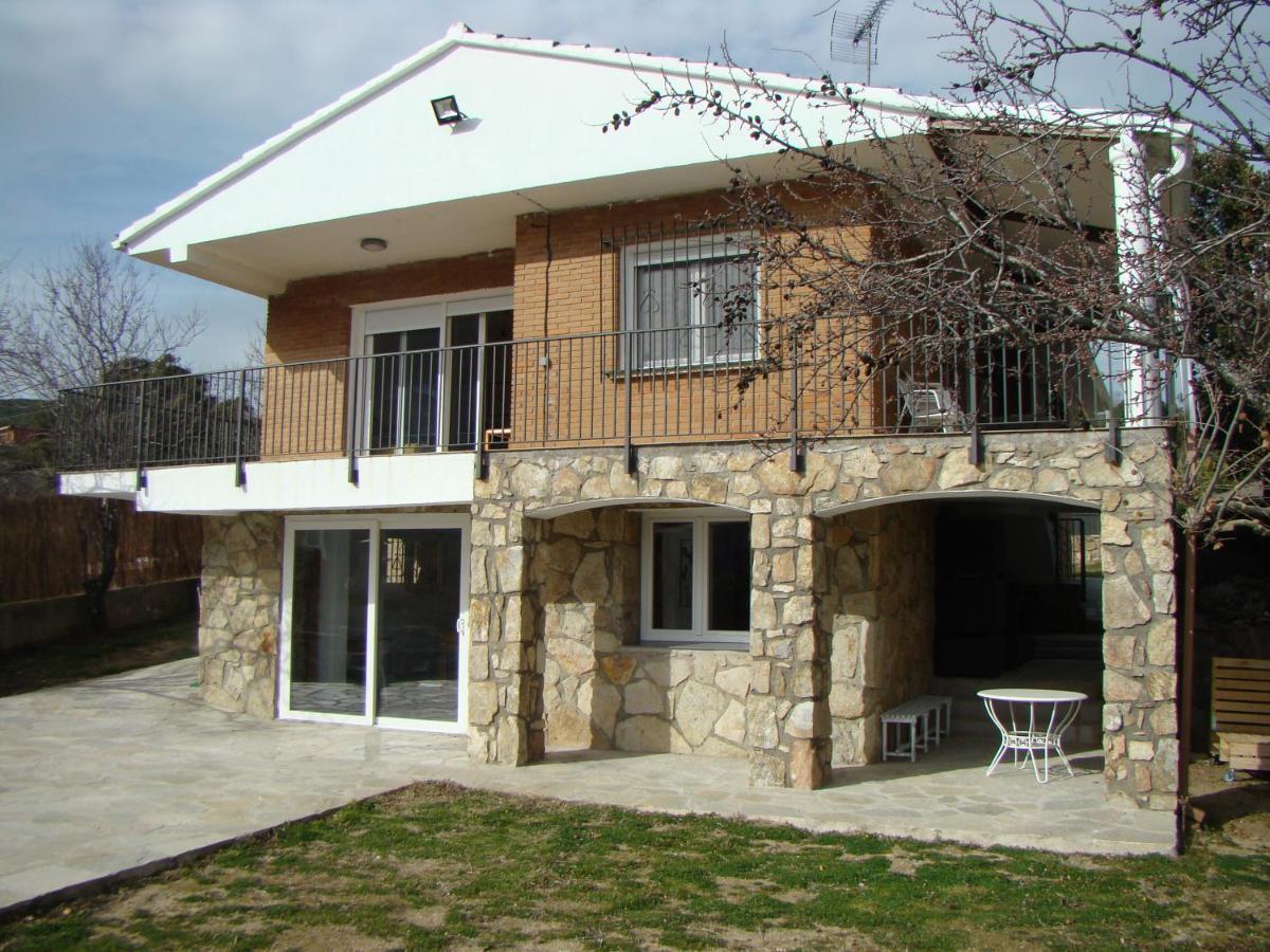 Chalet con piscina y BBQ para 10 personas San Martin de Valdeiglesias Bagian luar foto